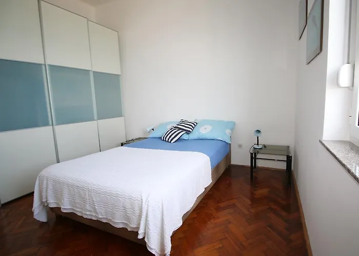 Deep Blue Apartment Next To The Sea Organs
